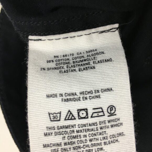 HEI HEI Anthropologie Black Buckle Belt Waist Tapered Leg Jeans - Picture 3 of 11